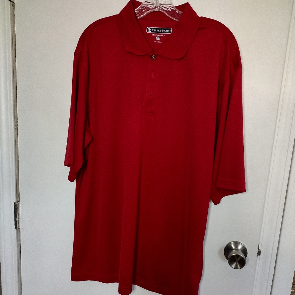 Pebble Beach men's golf polo size XL
